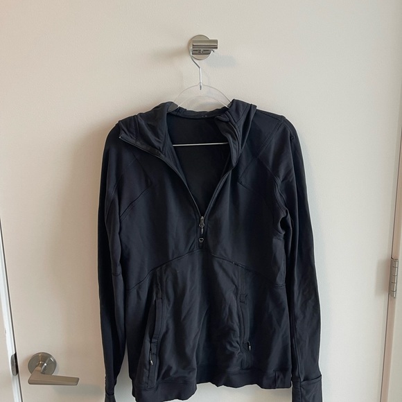 Lululemon Black Half-Zip Hoodie - Picture 1 of 7